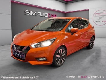 Nissan micra 2017 ig-t 90 tekna - caméra 360 - clim auto - gps - bose - angles mort - garantie 12 mois occasion simplicicar...