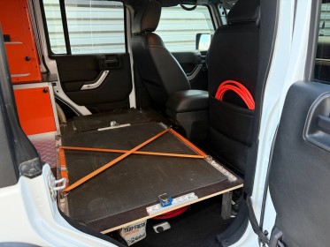 Jeep wrangler 2.8 crd 200 - 4x4 unlimited bva rubicon - treuil - toit relevable - intérieur aménagé - garantie 12 mois...