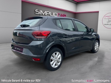 Dacia sandero sce 65 - 22 essentiel garantie 12 mois occasion simplicicar limoges  simplicicar simplicibike france