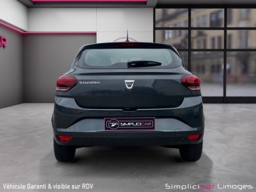 Dacia sandero sce 65 - 22 essentiel garantie 12 mois occasion simplicicar limoges  simplicicar simplicibike france
