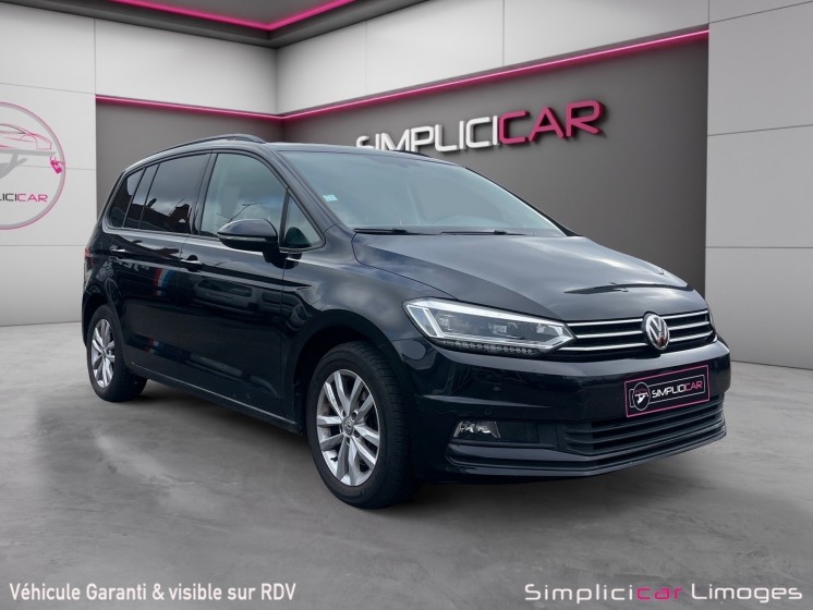 Volkswagen touran 1.6 tdi 115 7pl confortline garantie 12 mois occasion simplicicar limoges  simplicicar simplicibike france