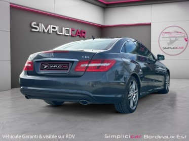 Mercedes classe e coupe 350 cdi blueefficiency executive a toit panoramique clim sièges électrique gps bluetooth occasion...