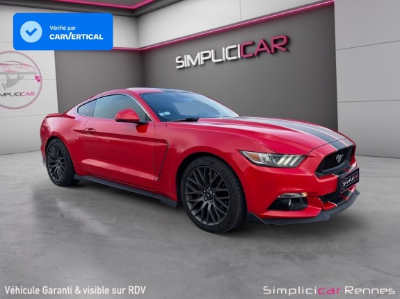 Ford mustang fastback gt v8 5.0 421ch - ligne borla atak - carplay - camera de recul - suivi complet occasion simplicicar...