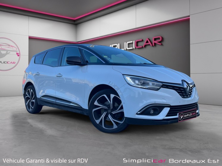 Renault grand scenic iv business blue dci 120 edc business intens carplay garantie 12 mois occasion simplicicar bordeaux ...