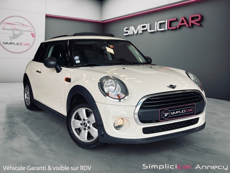 Mini one 75ch salt/garantie 12 mois/suivi complet/toit ouvrant/ideal jeune permis occasion simplicicar annecy simplicicar...