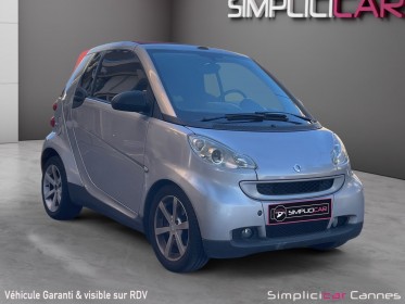 Smart fortwo cabrio smart  1.0 71ch mhd passion occasion cannes (06) simplicicar simplicibike france