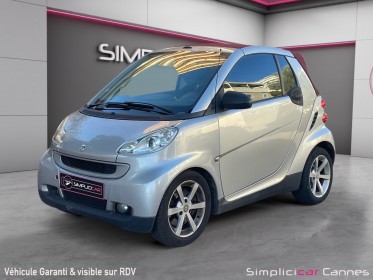 Smart fortwo cabrio smart  1.0 71ch mhd passion occasion cannes (06) simplicicar simplicibike france