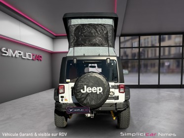 Jeep wrangler 2.8 crd 200 - 4x4 unlimited bva rubicon - treuil - toit relevable - intérieur aménagé - garantie 12 mois...