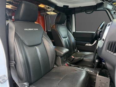 Jeep wrangler 2.8 crd 200 - 4x4 unlimited bva rubicon - treuil - toit relevable - intérieur aménagé - garantie 12 mois...