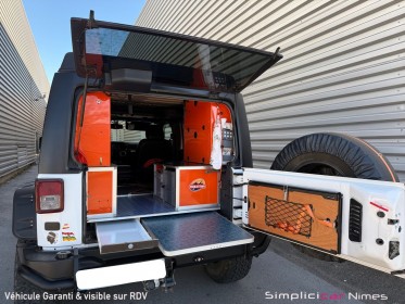 Jeep wrangler 2.8 crd 200 - 4x4 unlimited bva rubicon - treuil - toit relevable - intérieur aménagé - garantie 12 mois...