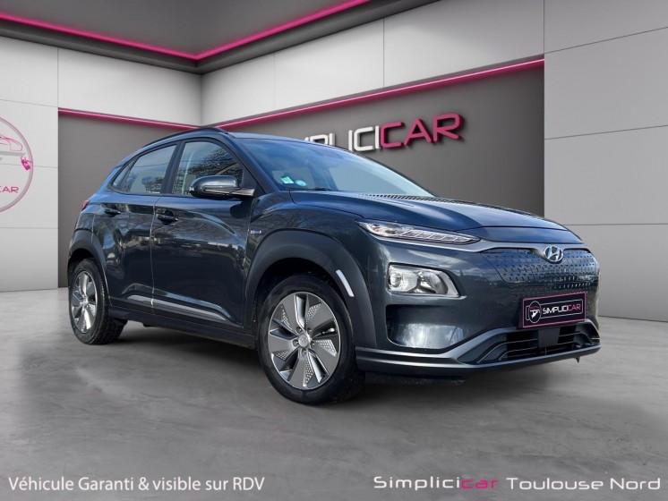 Hyundai kona electric 39 kwh  136 ch intuitive garantie 12 mois occasion simplicicar toulouse nord simplicicar simplicibike...