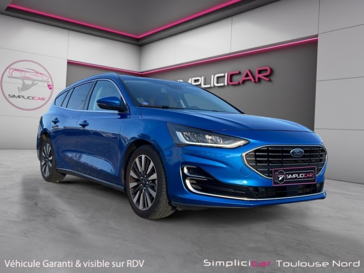 Ford focus sw 1.0 flexifuel 125 mh vignale titanium powershift garantie 12 mois occasion simplicicar toulouse nord...