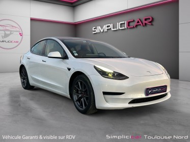Tesla model 3 autonomie standard plus rwd garantie constructeur 2029 cable charge rapide occasion simplicicar toulouse nord...