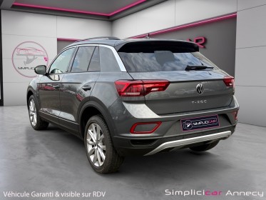 Volkswagen t-roc 2.0 tdi 150 start/stop dsg7 style, garantie constructeur jusqu en 2029 occasion simplicicar annecy...