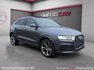 Audi q3 q3 2.0 tdi 150 ch - toit ouvrant - quattro s line - sline - camera occasion champigny-sur-marne (94) simplicicar...
