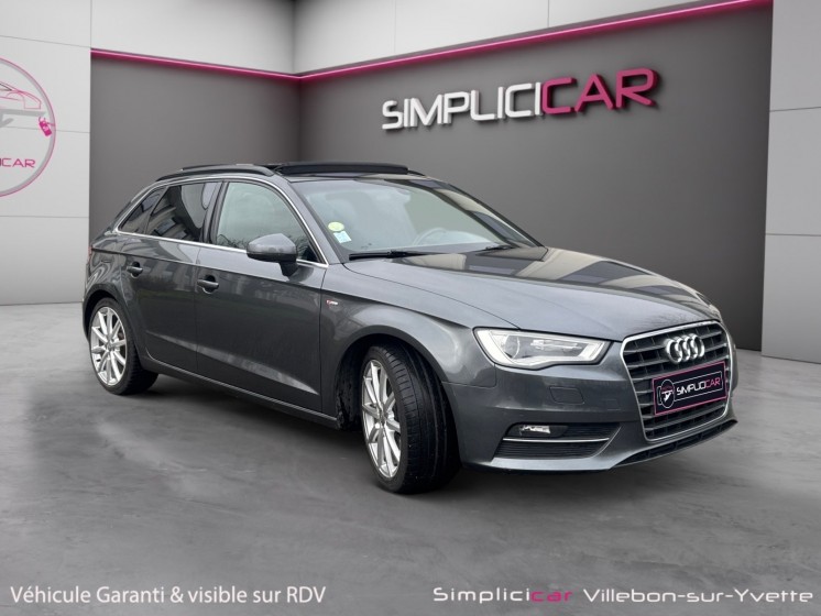 Audi a3 sportback 1.6 tdi 110 s line s tronic 7 toit ouvrant alcantara full suivi audi garantie 12 mois occasion simplicicar...