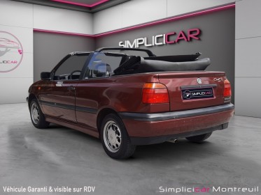 Volkswagen golf cabriolet 1.8i coast occasion montreuil (porte de vincennes)(75) simplicicar simplicibike france