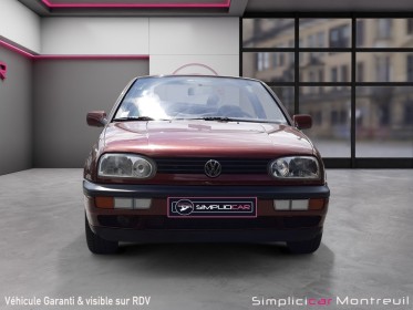 Volkswagen golf cabriolet 1.8i coast occasion montreuil (porte de vincennes)(75) simplicicar simplicibike france