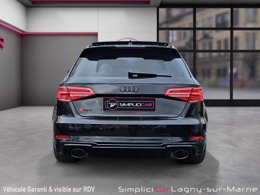 Audi rs3 sportback 2.5 tfsi 400 ch s tronic 7 quattro - toit ouvrant - bang  olufsen - matrix led - sièges chauffants...