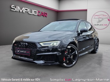 Audi rs3 sportback 2.5 tfsi 400 ch s tronic 7 quattro - toit ouvrant - bang  olufsen - matrix led - sièges chauffants...