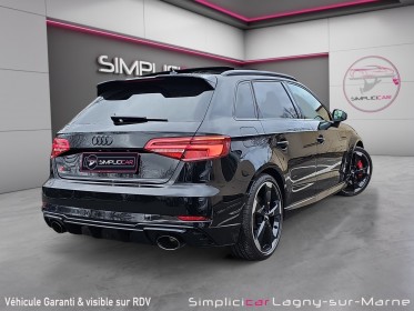 Audi rs3 sportback 2.5 tfsi 400 ch s tronic 7 quattro - toit ouvrant - bang  olufsen - matrix led - sièges chauffants...