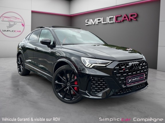 Audi rs q3 sportback 400ch quattro - full black - full - faible km - immat fr - occasion simplicicar compiegne simplicicar...