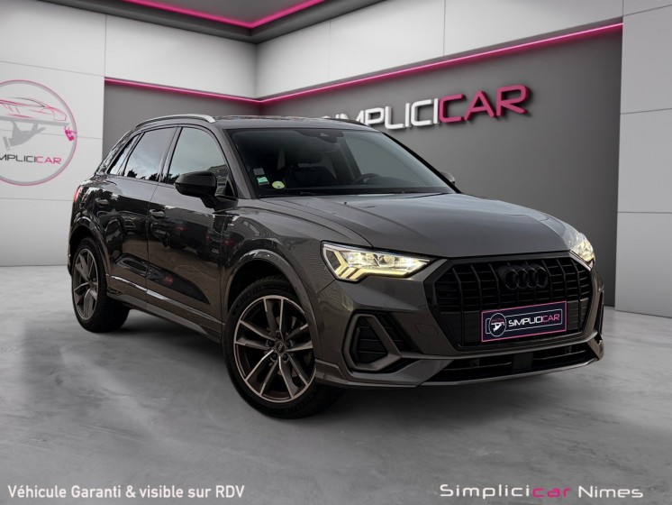 Audi q3 q3 35 tdi 150 ch s tronic 7 s line - suivi audi - sièges électriques - carplay - garantie 12 mois occasion...