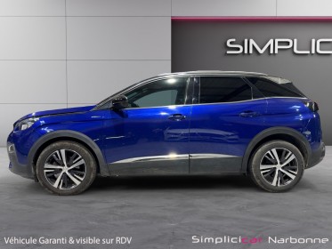 Peugeot 3008 2.0 bluehdi 150ch ss bvm6 gt line carplay caméra radar av ar garantie 12 mois occasion simplicicar narbonne...