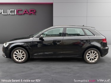 Audi a3 sportback 1.6 tdi 110 ambition luxe, sièges sport cuir marron, radar av/ar, garantie 12 mois occasion simplicicar...