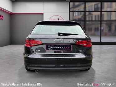Audi a3 sportback 1.6 tdi 110 ambition luxe, sièges sport cuir marron, radar av/ar, garantie 12 mois occasion simplicicar...