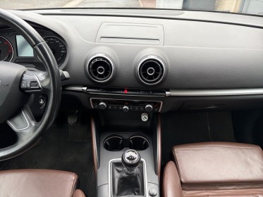 Audi a3 sportback 1.6 tdi 110 ambition luxe, sièges sport cuir marron, radar av/ar, garantie 12 mois occasion simplicicar...