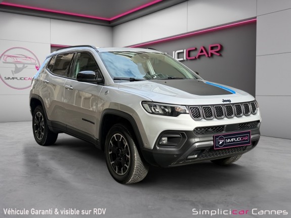 Jeep compass 1.3 phev t4 240 ch 4xe eawd trailhawk occasion cannes (06) simplicicar simplicibike france