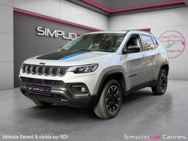 Jeep compass 1.3 phev t4 240 ch 4xe eawd trailhawk occasion cannes (06) simplicicar simplicibike france