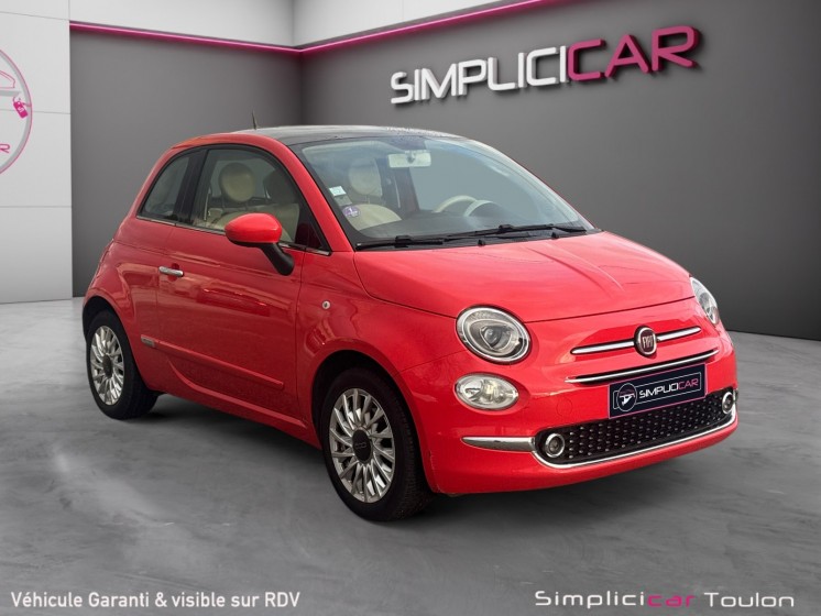 Fiat 500 serie 6 euro 6d 1.2 69 ch eco pack lounge -  garantie 12 mois - occasion simplicicar toulon est simplicicar...