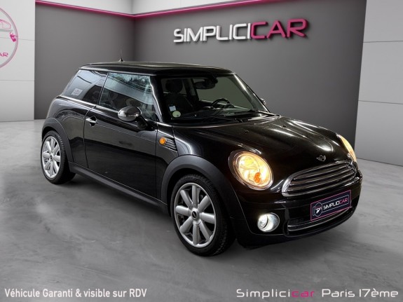 Mini cooper 1.6 120 ch cooper / radar de recul / volant cuir occasion paris 17ème (75)(porte maillot) simplicicar...