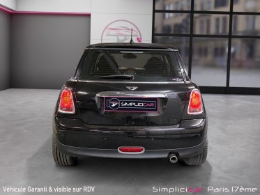 Mini cooper 1.6 120 ch cooper / radar de recul / volant cuir occasion paris 17ème (75)(porte maillot) simplicicar...
