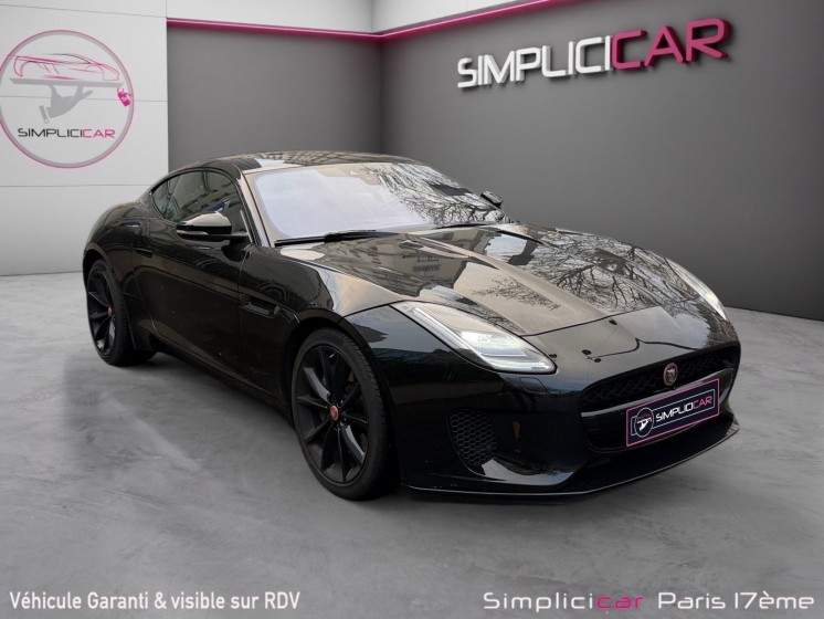 Jaguar f-type 300 black edition garantie 12 mois occasion paris 17ème (75)(porte maillot) simplicicar simplicibike france