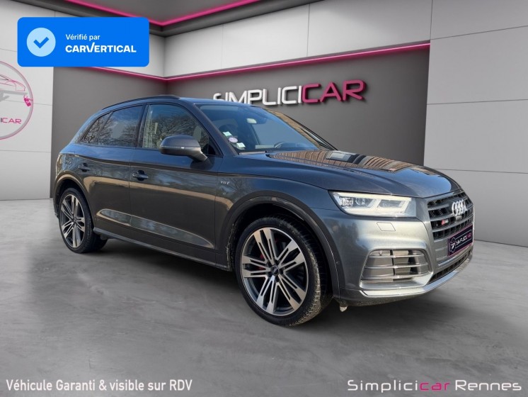 Audi sq5 v6 3.0 tfsi 354 tiptronic 8 quattro - gris daytona - toit ouvrant - pack carbonne - camera 360 occasion simplicicar...