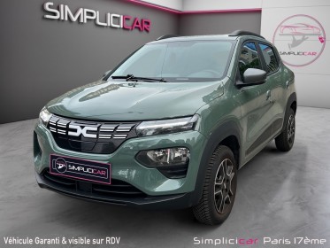 Dacia spring extreme/accoudoir av/frunk/garantie 12 mois occasion paris 17ème (75)(porte maillot) simplicicar simplicibike...