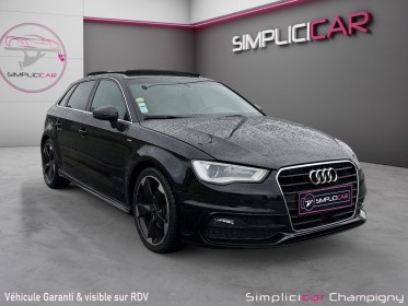 Audi a3 sportback 2.0 tdi 150 s line s tronic 6 - garantie 12mois - toit ouvrant - drive select - clim bi zone - radar ar...