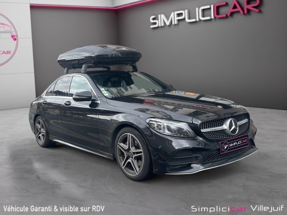 Mercedes classe c 180 d 9g-tronic amg line, toit ouvrant caméra de recul, garantie 12 mois occasion simplicicar villejuif ...