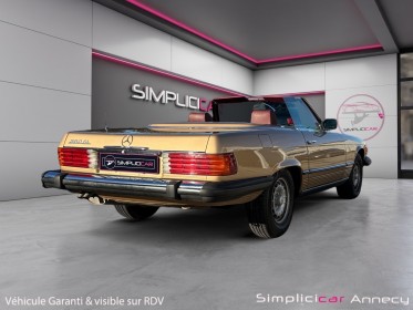 Mercedes 380 sl 3.8l v8 205cv - restauration complète mécanique / esthétique occasion simplicicar annecy simplicicar...