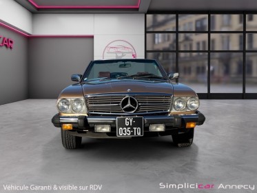 Mercedes 380 sl 3.8l v8 205cv - restauration complète mécanique / esthétique occasion simplicicar annecy simplicicar...