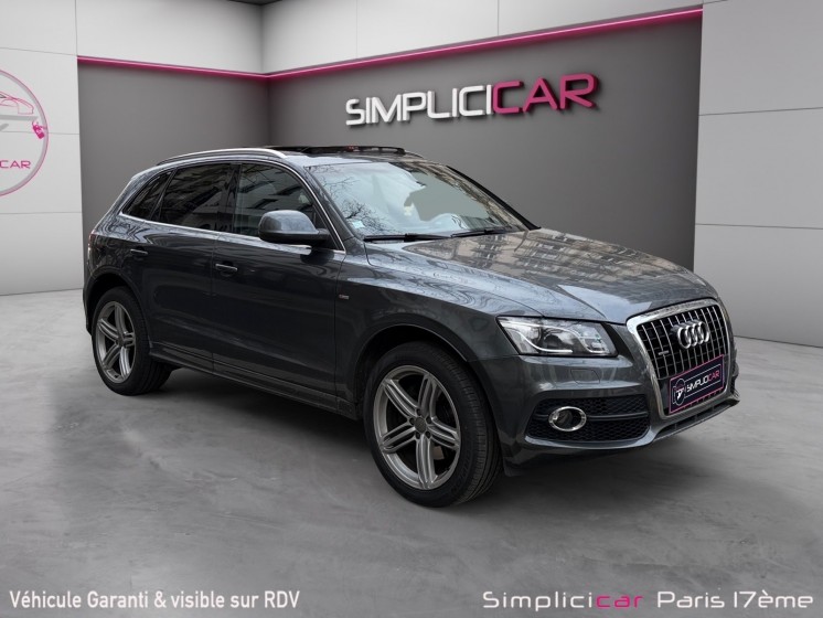 Audi q5 3.0 tdi 211 ch  s line / toit ouvrant panoramique/ carplay / radar de recul occasion paris 17ème (75)(porte maillot)...