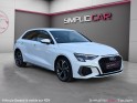 Audi a3 sportback 35 tfsi mild hybrid 150cv s tronic - s line - suivi entretien - bo - carplay occasion simplicicar toulon...