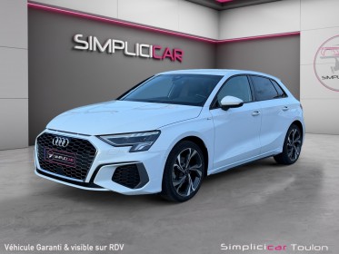 Audi a3 sportback 35 tfsi mild hybrid 150cv s tronic - s line - suivi entretien - bo - carplay occasion simplicicar toulon...