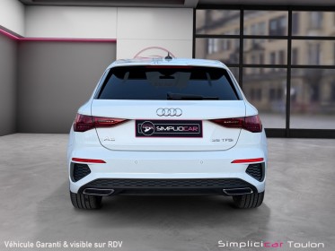 Audi a3 sportback 35 tfsi mild hybrid 150cv s tronic - s line - suivi entretien - bo - carplay occasion simplicicar toulon...