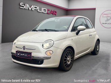 Fiat 500c 0.9 8v 85 ch twinair ss, sellerie cuire, décapotable, garantie 12 mois occasion simplicicar villejuif  simplicicar...