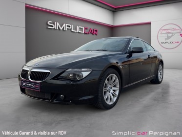 Bmw serie 6 e63 630ci pack luxe a reprogrammation ethanol , siège électrique à mémoire, radar de recul garantie 12 mois...