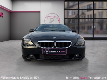 Bmw serie 6 e63 630ci pack luxe a reprogrammation ethanol , siège électrique à mémoire, radar de recul garantie 12 mois...